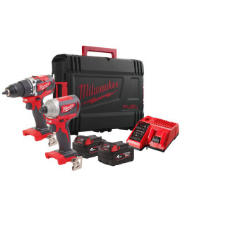 ZESTAW ELEKTRONARZĘDZI MILWAUKEE M18CPLPP2A-402C