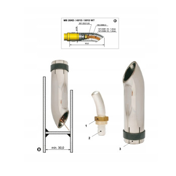 ZESTAW Gięty do MB 26 / MB 401 / MB 501