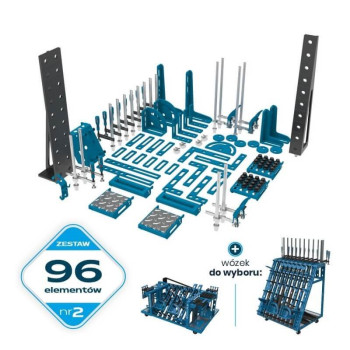 Zestaw narzędzi nr 2 do stołów spawalniczych PLUS ( 96 elementów ) GPPH