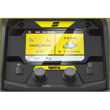 SPAWARKA MIGOMAT ESAB Rogue EMP 210i PRO / ESAB Qset 30-210 A MIG MAG MMA