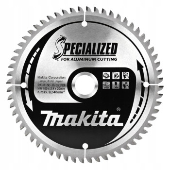 Tarcza tnąca do profil ALUMINIUM 160x20 60Z MAKITA B-33233