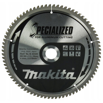 TARCZA TNĄCA SPECIALIZED 260x30x2,4mm 80Z MAKITA B-33320