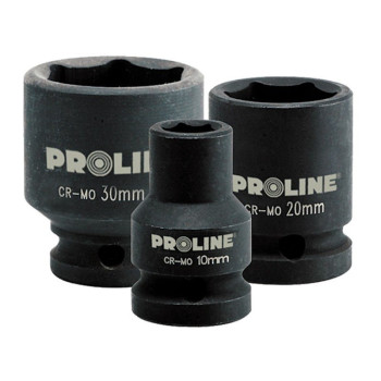 PROLINE NASADKA UDAROWA KRÓTKA 1/2" 25 MM 6-KATNA