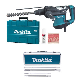 ZESTAW MŁOT UDAROWO-OBROTOWY MAKITA HR3541FC SDS-MAX 850W + D-42466