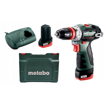 WIERTARKO - WKRĘTARKA METABO POWERMAXX BS BL Q 2X2,0AH LC40 WALIZKA PVC