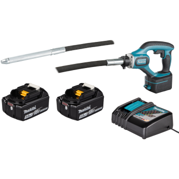 MAKITA DVR850RTE ZAGĘSZCZACZ BETONU 240CM 18V LI-ION 2x5,0Ah + DC18RC