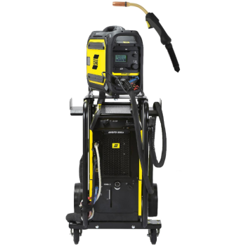 SPAWARKA MIGOMAT PÓŁAUTOMAT SPAWALNICZY ESAB MIG ARISTO 500IX CE+ROBUST FEED PULSE W BASIC+COOL 2+WÓZEK+MXL 511W