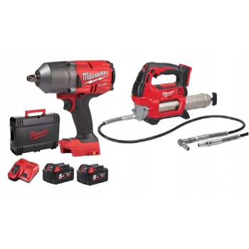 MILWAUKEE M18FHIWF12 KLUCZ UDAROWY 2x5,0Ah + M18GG