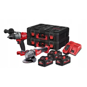 MILWAUKEE M18FPP2D2-553P SZLIFIERKA + WKRĘTARKA 18V