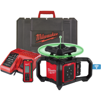 MILWAUKEE M18RLOHVG300-501C Niwelator laserowy zielony 300m poziom/pion 1x5,0Ah + M12-18C + WALIZKA