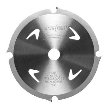 TARCZA PILARSKA MAFELL 092608 DT 160 x 1,6/2,2 x 20 mm, Z4, FZ