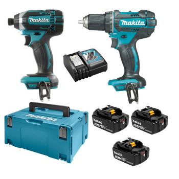 MAKITA DLX2127TJ1 WKRĘTARKA DTD152 DDF482 3x5,0Ah