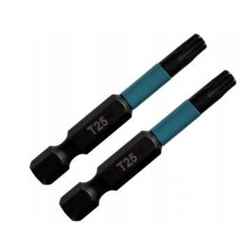 BITY UDAROWE MAKITA B-63797 TORX T25 KOŃCÓWKA IMPACT BLACK