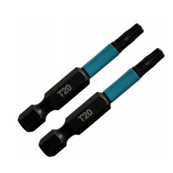 BITY UDAROWE MAKITA B-63781 TORX T20 KOŃCÓWKA IMPACT BLACK