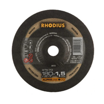 RHODIUS TARCZA DO CIĘCIA XTK70 INOX 180X1.5