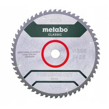 PIŁA TARCZOWA HW/CT METABO 305x30 MM 56Z DO DREWNA