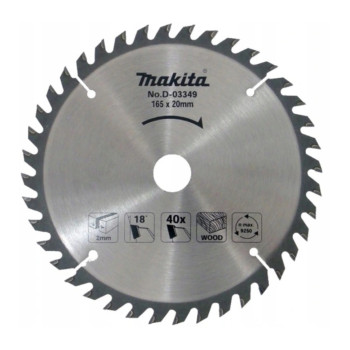 TARCZA TNĄCA MAKITA D-03349 165x20MM 40Z DO DREWNA