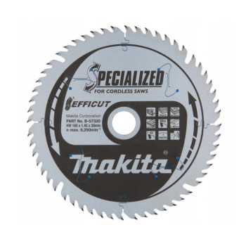 TARCZA TNĄCA MAKITA B-57320 165x20MM 56Z DO DREWNA