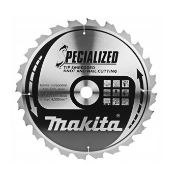 TARCZA TNĄCA MAKITA B-09385 355x30MM 24Z DO DREWNA