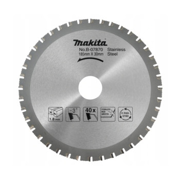 TARCZA TNĄCA MAKITA B-07870 185x30MM 40Z DO STALI