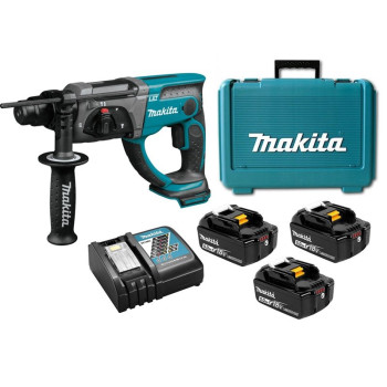 MŁOTOWIERTARKA MAKITA DHR202RTE3 18V SDS+ 3x5,0Ah