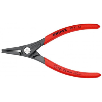 KNIPEX Szczypce proste do pierścieni osadczych na sprężynie 10-25mm(140mm) 49 11 A1