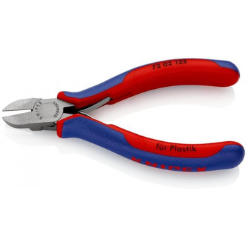 KNIPEX SZCZYPCE TNĄCE BOCZNE DO TWORZYWA SZTUCZNEGO 125MM 72 02 125